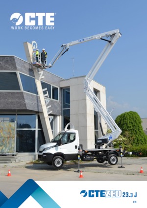 Přívěsné kloubové pracovní plošiny France Elévateur ZED 23.3 JH