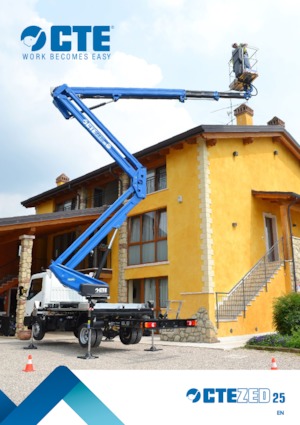 Přívěsné kloubové pracovní plošiny CTE ZED 25 HV