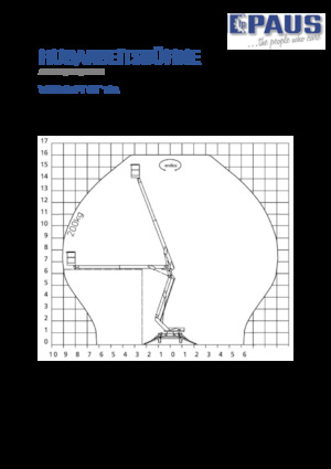 Přívěsné kloubové pracovní plošiny Paus GT 16 A