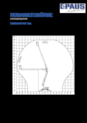 Přívěsné kloubové pracovní plošiny Paus GT 18 A