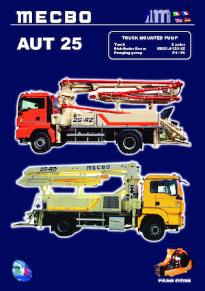 Autočerpadla betonu Mecbo AUT 25 RZ P4.65