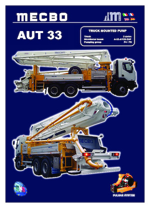 Autočerpadla betonu Mecbo AUT 33 P6.90