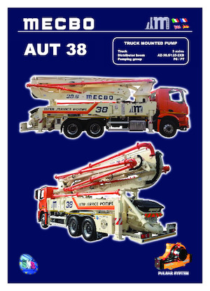 Autočerpadla betonu Mecbo AUT 38 P7.150