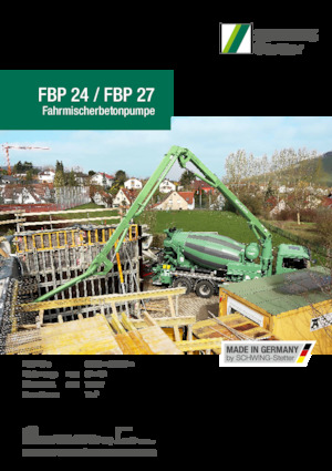 Autočerpadla betonu SCHWING-Stetter FBP 27