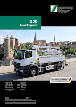 Autočerpadla betonu SCHWING-Stetter S 20