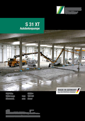 Autočerpadla betonu SCHWING-Stetter S 31 XT