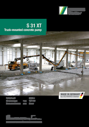 Autočerpadla betonu SCHWING-Stetter S 31 XT