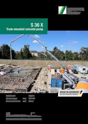 Autočerpadla betonu SCHWING-Stetter S 36 X