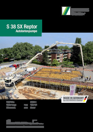 Autočerpadla betonu SCHWING-Stetter S 38 SX Reptor