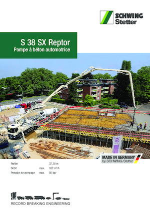 Autočerpadla betonu SCHWING-Stetter S 38 SX Reptor