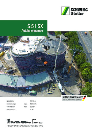 Autočerpadla betonu SCHWING-Stetter S 51 SX