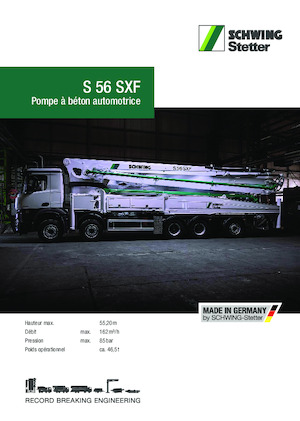 Autočerpadla betonu SCHWING-Stetter S 56 SXF