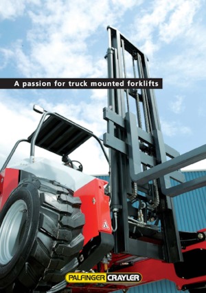 Závěsné dieselové vysokozdvižné vozíky Palfinger Crayler BM 154