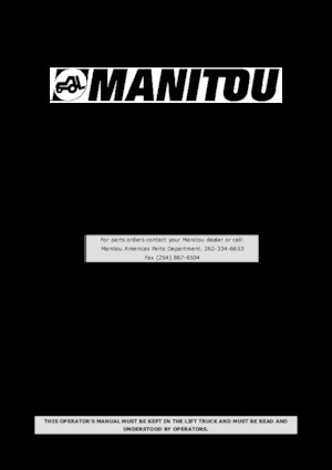 Závěsné dieselové vysokozdvižné vozíky Manitou TMT 55