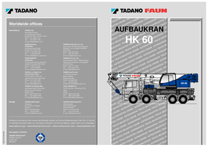 Teleskopické autojeřáby Tadano HK 60
