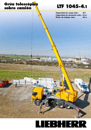 Teleskopické autojeřáby Liebherr LTF 1045-4.1