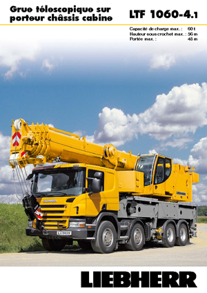 Teleskopické autojeřáby Liebherr LTF 1060-4.1