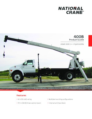 Teleskopické autojeřáby National Crane 400B