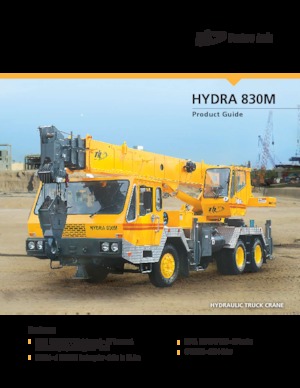 Teleskopické autojeřáby Til HYDRA 830M