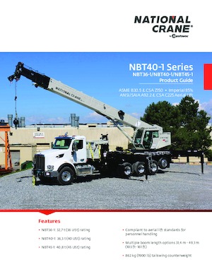 Teleskopické autojeřáby National Crane NBT36-1