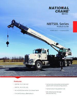 Teleskopické autojeřáby National Crane NBT50L