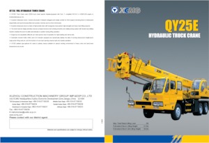 Teleskopické autojeřáby XCMG QY25E
