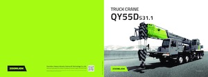 Teleskopické autojeřáby Zoomlion QY55D531.1