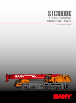 Teleskopické autojeřáby Sany STC1000C