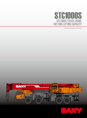 Teleskopické autojeřáby Sany STC1000S