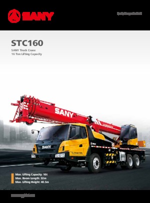 Teleskopické autojeřáby Sany STC160