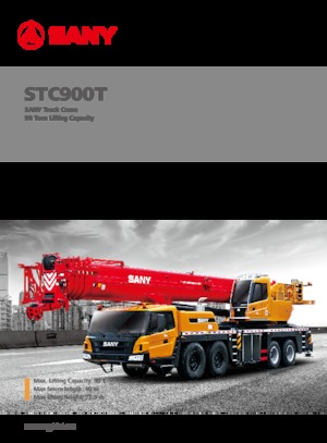 Teleskopické autojeřáby Sany STC900T