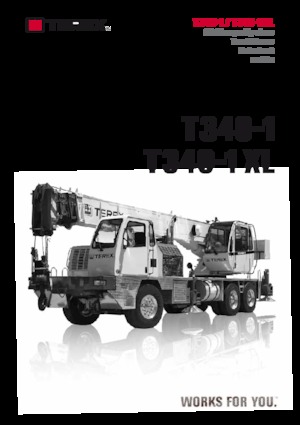 Teleskopické autojeřáby TEREX CRANES T 340-1 XL