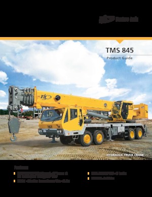 Teleskopické autojeřáby Til TMS 845