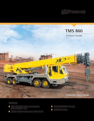 Teleskopické autojeřáby Til TMS 860