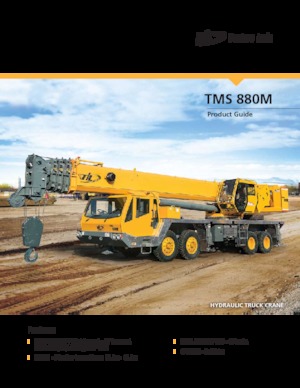 Teleskopické autojeřáby Til TMS 880M