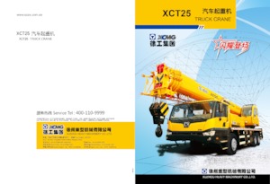 Teleskopické autojeřáby XCMG XCT25E