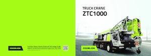 Teleskopické autojeřáby Zoomlion ZTC1000