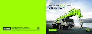 Teleskopické autojeřáby Zoomlion ZTC250H431