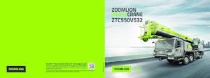 Teleskopické autojeřáby Zoomlion ZTC550V532