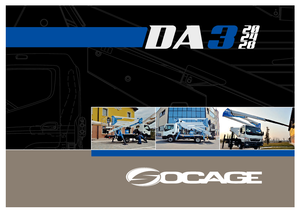 Přívěsné kloubové pracovní plošiny Socage DA 328 forSte