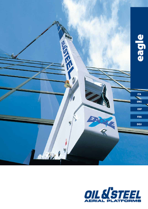 Přívěsné kloubové pracovní plošiny Oil & Steel Eagle 2822