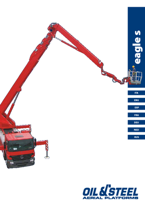 Přívěsné kloubové pracovní plošiny Oil & Steel Eagle S 3224