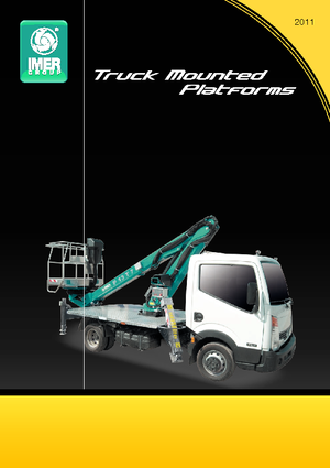 Přívěsné kloubové pracovní plošiny Imer P 23 AS 11