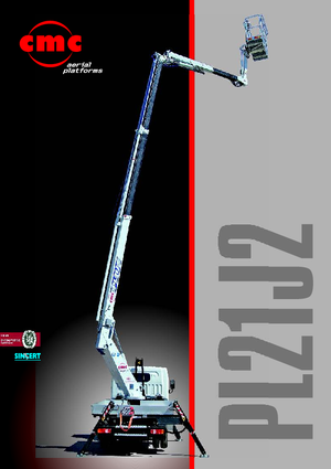 Přívěsné kloubové pracovní plošiny CMC PL 21 J 2