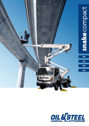 Přívěsné kloubové pracovní plošiny Oil & Steel Snake 2010 Compact RE