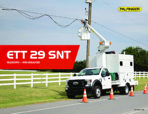 Autoplošiny s teleskopickým výložníkem Palfinger ETT 29 SNT