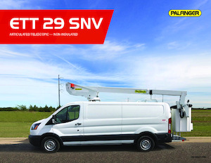 Autoplošiny s teleskopickým výložníkem Palfinger ETT 29 SNV