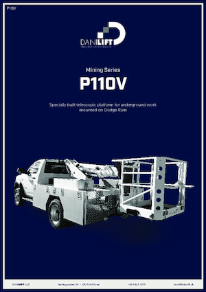Autoplošiny s teleskopickým výložníkem Danilift P110V