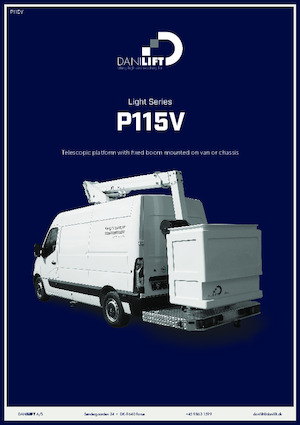 Autoplošiny s teleskopickým výložníkem Danilift P115V