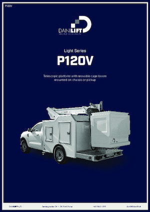 Autoplošiny s teleskopickým výložníkem Danilift P120V